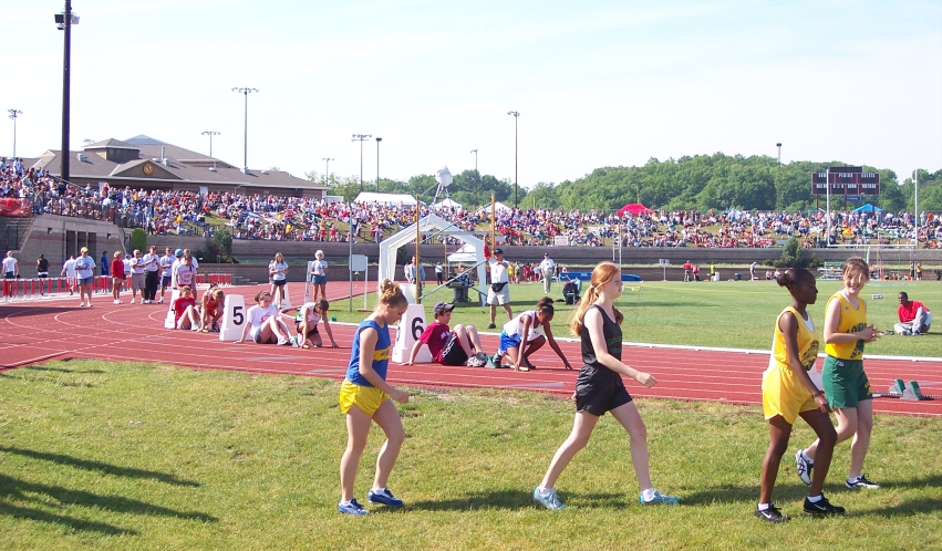 IESA track meet at Eastside Centre, 2018