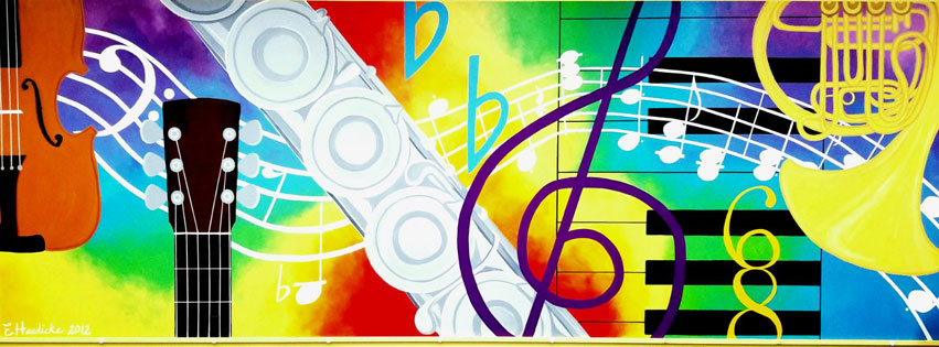 Kidder Music Mural