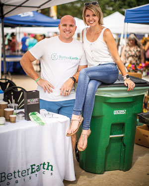 Luke and Yvonne at the Peoria Riverfront Market