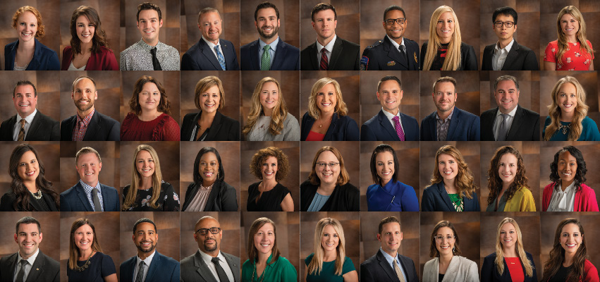 40 Leaders Under Forty composite photo.