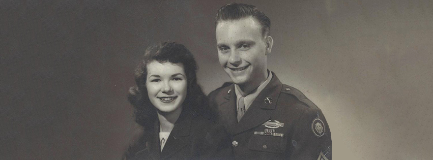 Donald Vonachen and his wife Patricia Clark in 1947