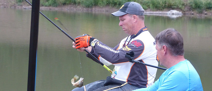 Jeff Kolodzinski is known as "The Marathon Man" for his record-setting catches of fish.