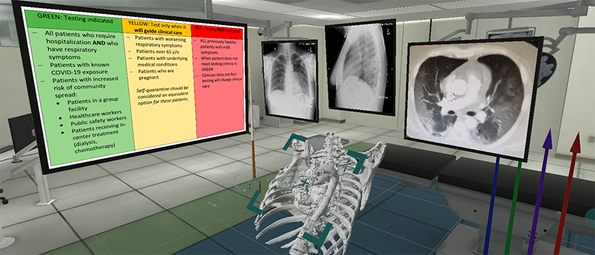 An immersive training lesson created using Enduvo's AR/VR platform.