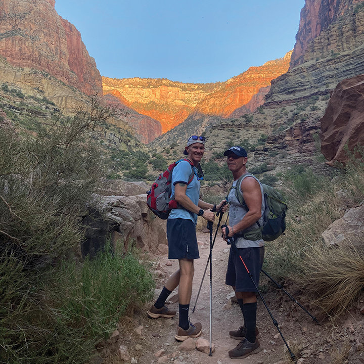 Bill Crowley and his cousin on a life-changing trip to the Grand Canyon