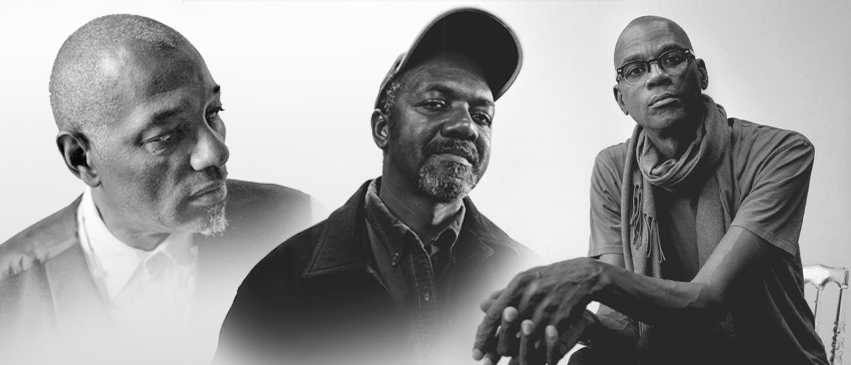 Left to right: Terry Adkins, Kerry James Marshall and Mark Bradford