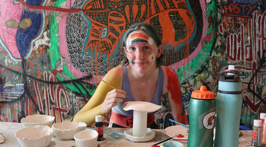 Born Paint is a generous sponsor of local arts events like the Sun Foundation's Art & Science in the Woods. Photo by Leonid Kozintsev
