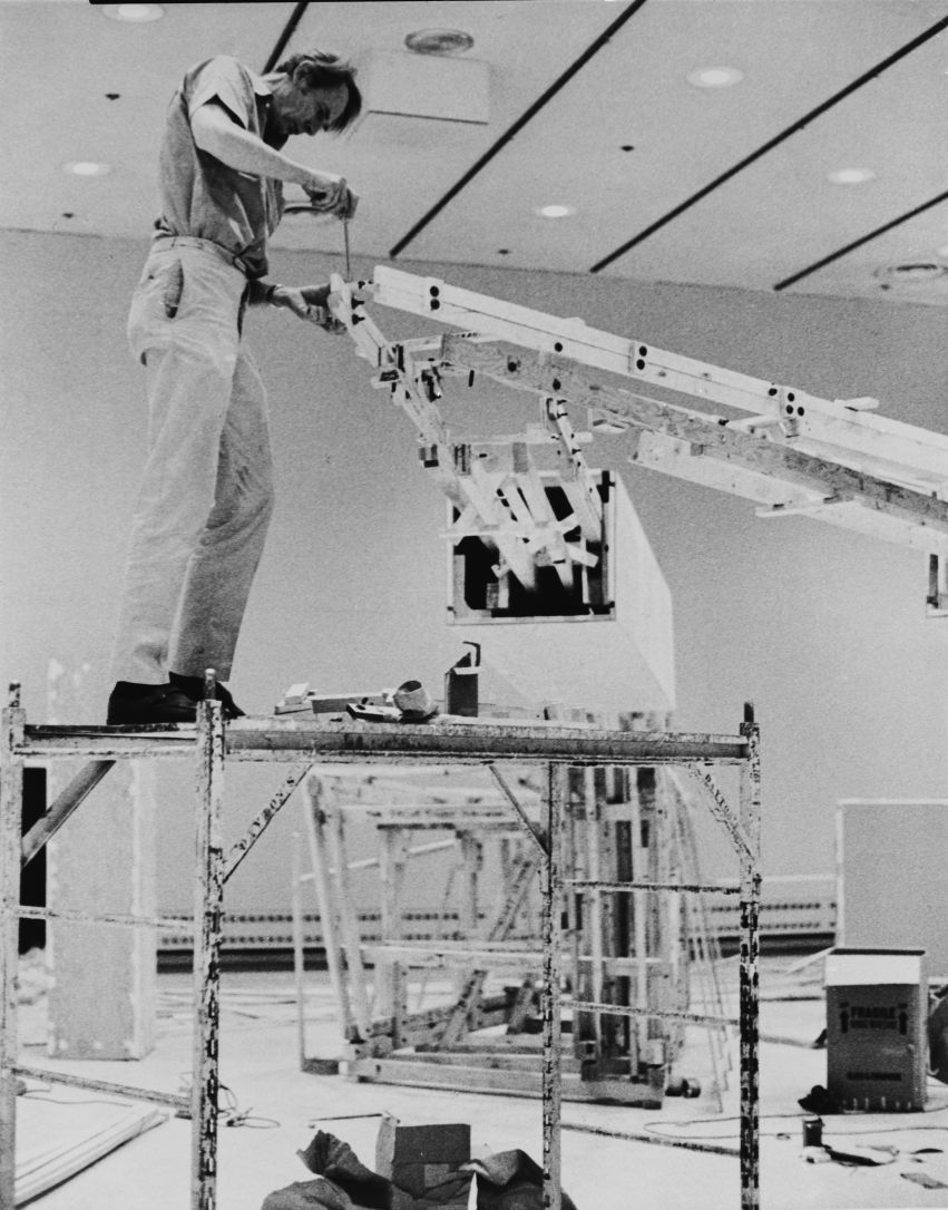 Ronald Bladen was a father of the Minimalist art movement of the 1960s and '70s,  known for his large-scale sculptures.