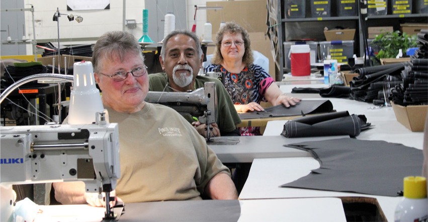 PPS sewing department