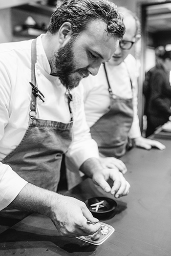 Joshua Lanning practices his craft at SingleThread in northern California.