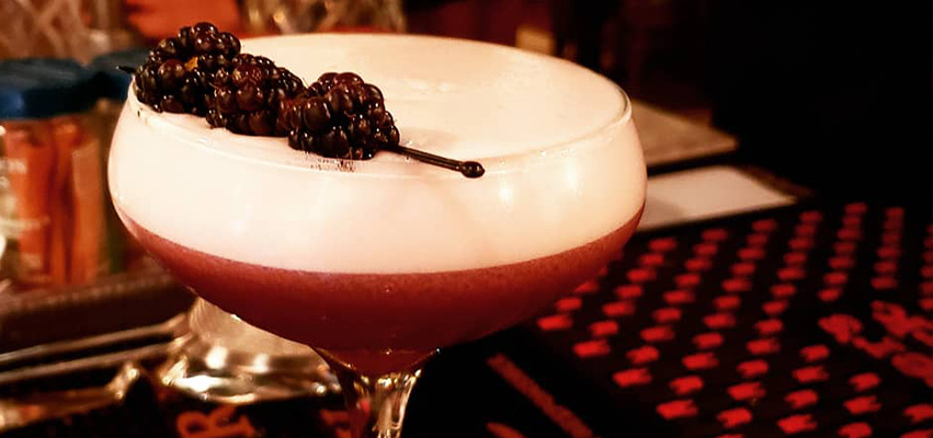 Blackberry Velvet Cocktail