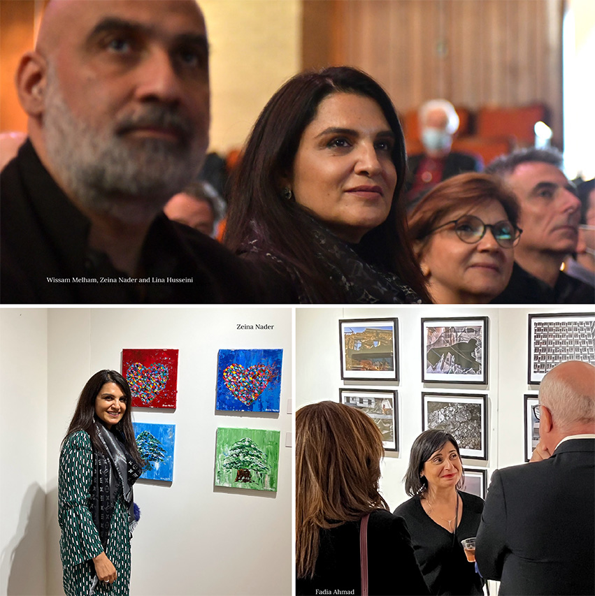 Photos from the 'Peoria to Lebanon" Exhibition + Concert + Auction