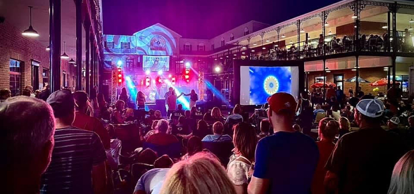 Concert in the courtyard