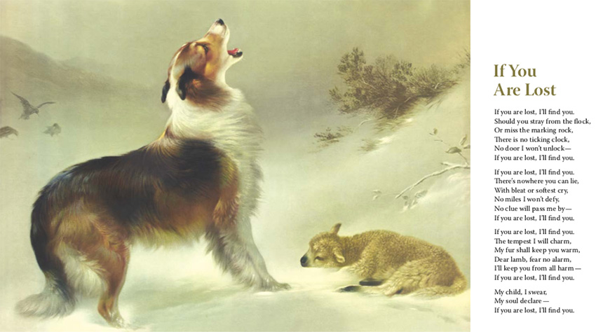 Book Illustration of a dog.