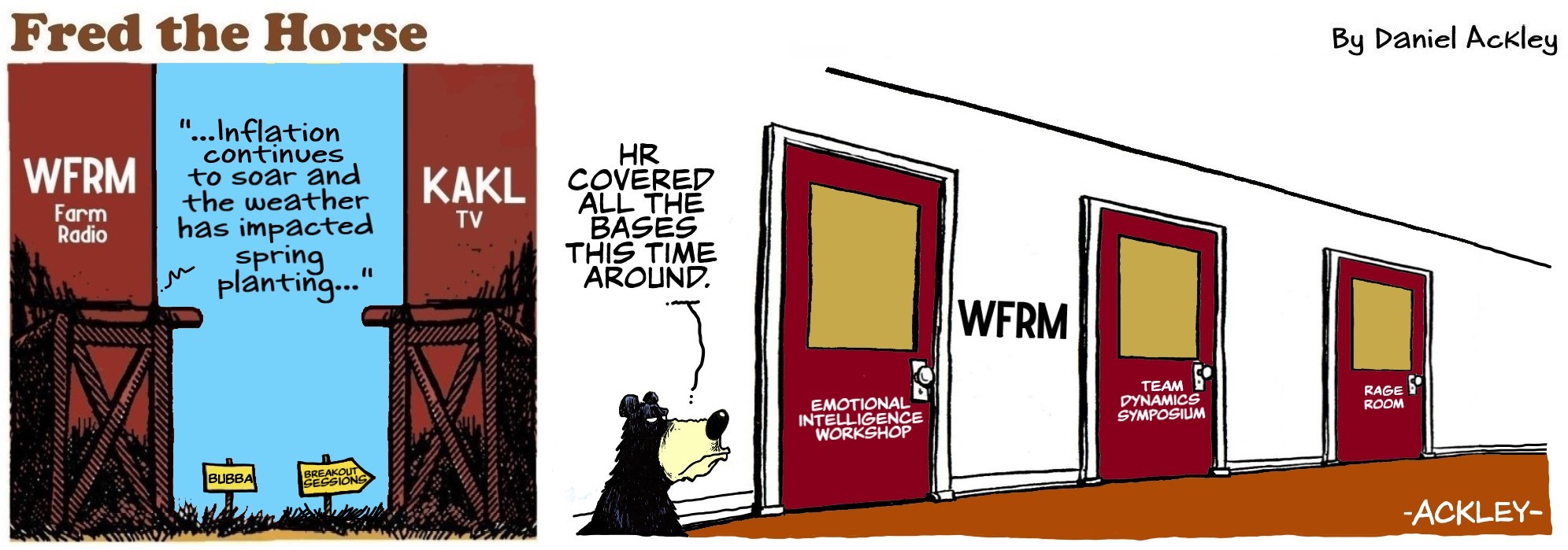 Fred the Horse Cartoon #1